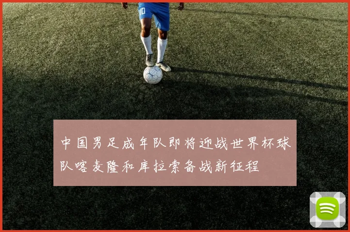 中国男足成年队即将迎战世界杯球队喀麦隆和库拉索备战新征程